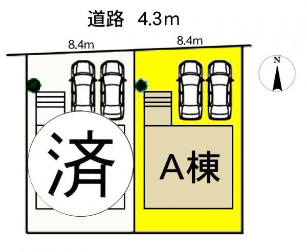 新築一戸建て 北名古屋市高田寺起返1600番40 名鉄犬山線西春駅 3080万円
