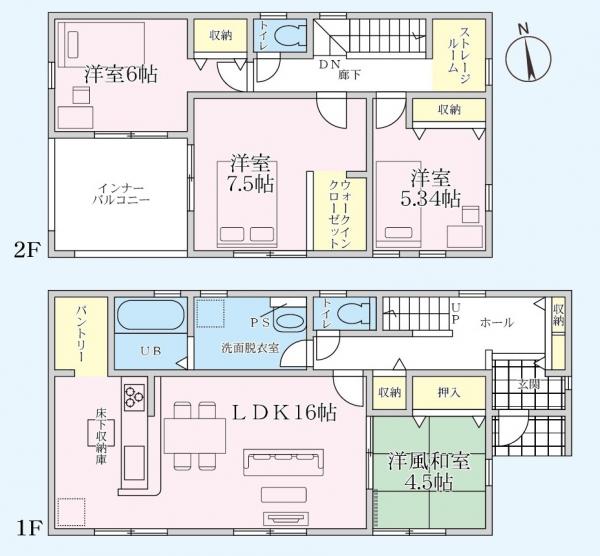 新築一戸建て 各務原市鵜沼羽場町1丁目123-1 名鉄各務原線苧ヶ瀬駅 2580万円