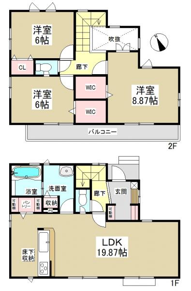 新築一戸建て 東海市養父町城之内16番1、17番、20番4 名鉄常滑線尾張横須賀駅 2880万円