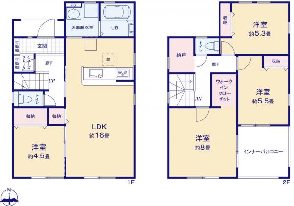 新築一戸建て 西尾市吉良町富好新田下川並 名鉄西尾線吉良吉田駅 2180万円