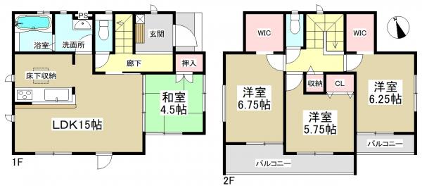 新築一戸建て 知多郡武豊町大字東大高字光明寺15番8の一部 名鉄河和線富貴駅 2780万円