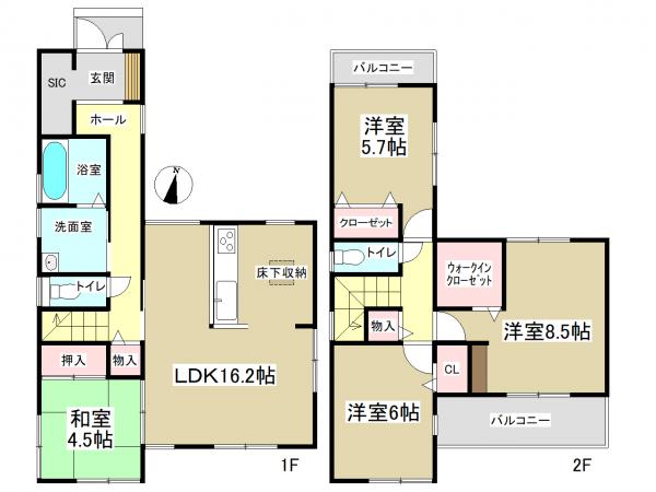 新築一戸建て 春日井市高山町1丁目 名鉄小牧線春日井駅 3390万円