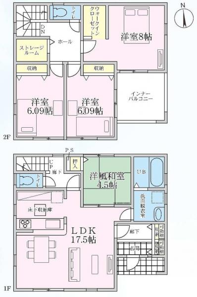 新築一戸建て 羽島市竹鼻町飯柄東折戸787 名鉄竹鼻・羽島線羽島市役所前駅 2190万円