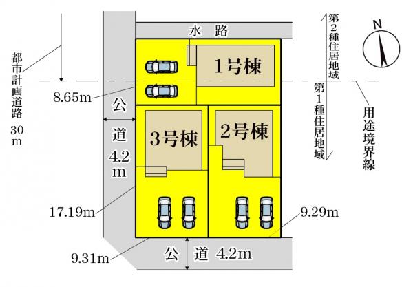 新築一戸建て 羽島市江吉良町字牧野郷中1299 名鉄竹鼻・羽島線江吉良駅 2480万円
