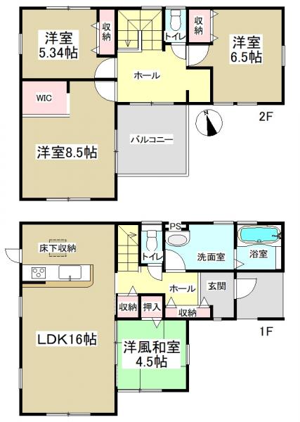 新築一戸建て 小牧市小木東1丁目167 名鉄小牧線小牧口駅 3380万円