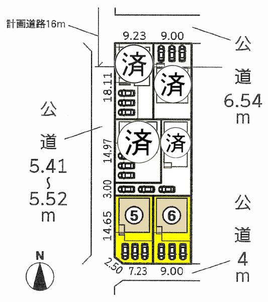 新築一戸建て 一宮市西五城字上切70-1 名鉄尾西線奥町駅 2480万円