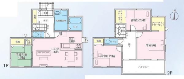新築一戸建て 一宮市起字用水東282-1 名鉄尾西線奥町駅 2580万円