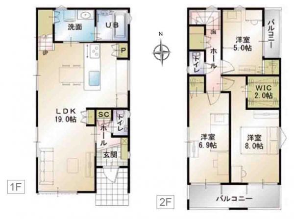 新築一戸建て 磐田市国府台 駅 3080万円