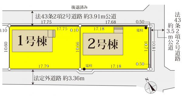新築一戸建て 羽島市上中町長間字野崎1970 名鉄竹鼻・羽島線江吉良駅 1998万円