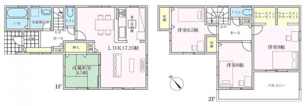 新築一戸建て 稲沢市平和町法立北瀬古164 名鉄尾西線丸渕駅 2480万円
