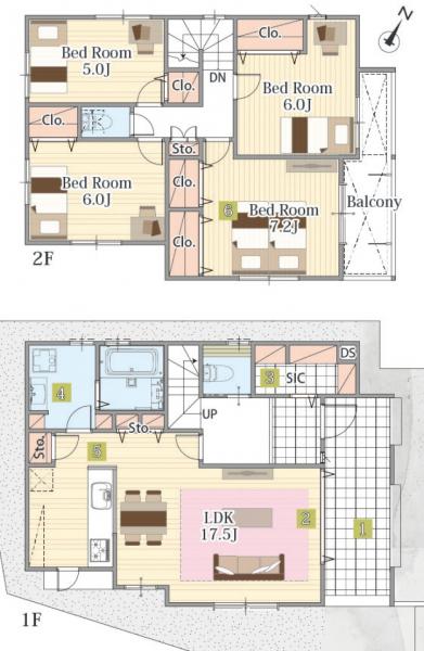 新築一戸建て 岩倉市中本町中北裏40-1 名鉄犬山線岩倉駅 3780万円