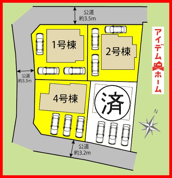新築一戸建て 海部郡大治町大字長牧字浦畑 名鉄津島線甚目寺駅 3480万円