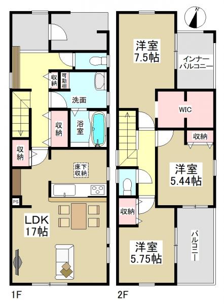 新築一戸建て 名古屋市天白区植田山4丁目1005 名古屋市鶴舞線塩釜口駅 4130万円