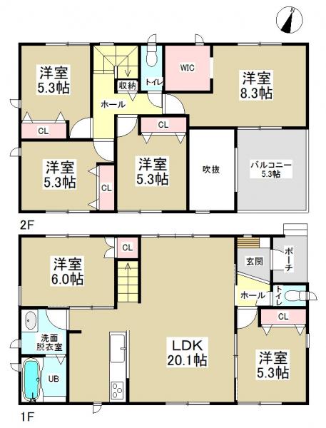 新築一戸建て 津島市葉苅町 名鉄津島線青塚駅 3090万円