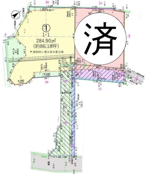 土地 安城市東端町中村 名鉄三河線北新川駅 2000万円