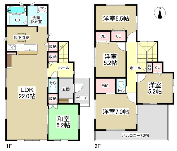 新築一戸建て 海部郡大治町大字花常字東屋敷 名鉄津島線甚目寺駅 3340万円