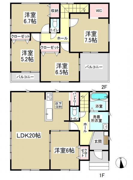 新築一戸建て あま市七宝町伊福河原169番2 関西本線蟹江駅 3290万円