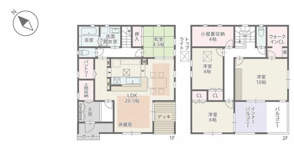 新築一戸建て 安城市古井町西川 名鉄西尾線碧海古井駅 4480万円