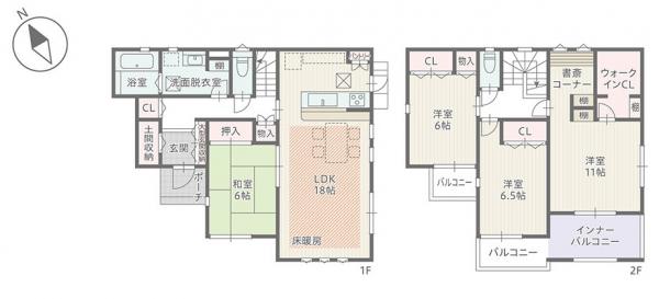 新築一戸建て 岡崎市矢作町字高縄手 名鉄名古屋本線矢作橋駅 4280万円