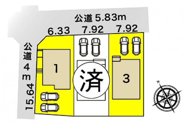 新築一戸建て 各務原市鵜沼各務原町3丁目502-7 名鉄各務原線名電各務原駅 3080万円