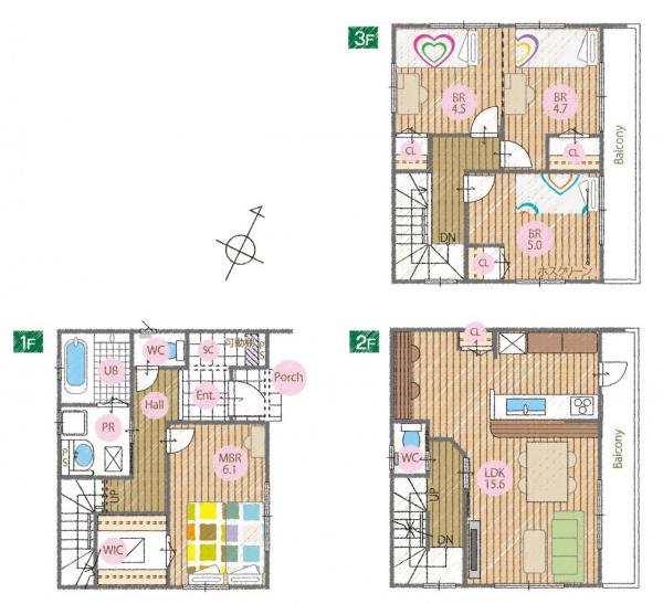新築一戸建て 知立市八ツ田町久根ノ内 名鉄名古屋本線牛田駅 3650万円