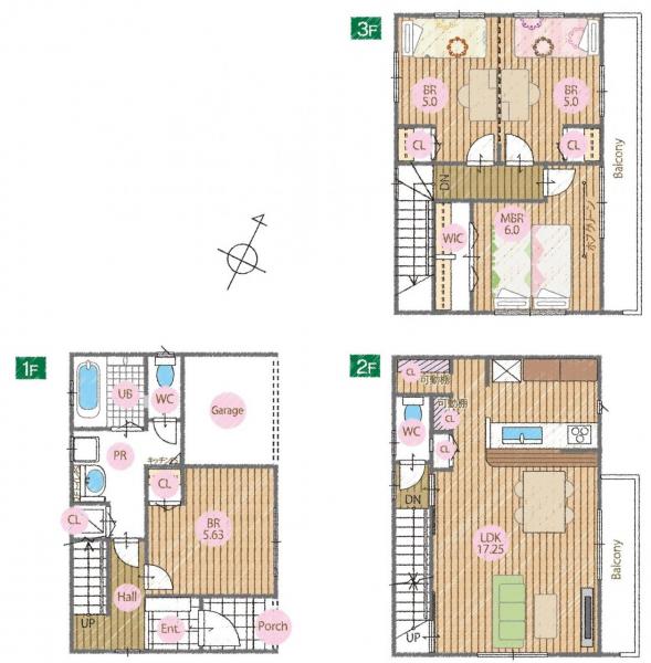新築一戸建て 知立市八ツ田町久根ノ内 名鉄名古屋本線牛田駅 3720万円