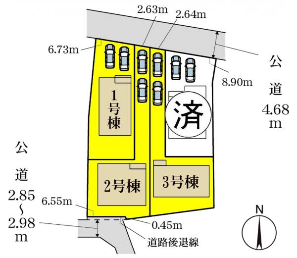 新築一戸建て 岐阜市西川手2丁目62 名鉄名古屋本線岐南駅 2690万円