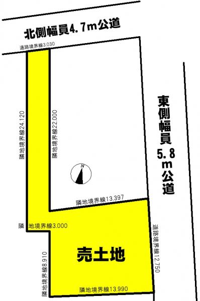 土地 安城市池浦町池浦 名鉄名古屋本線新安城駅 3280万円