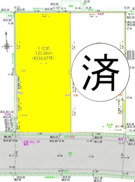 土地 岡崎市蓑川町字寺辺 名鉄名古屋本線美合駅 2000万円