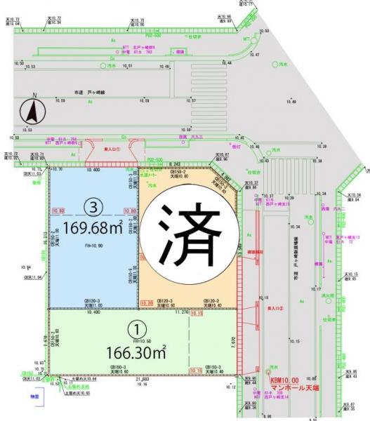 土地 西尾市戸ケ崎3丁目 名鉄西尾線桜町前駅 2500万円