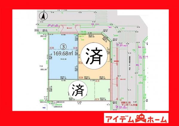 土地 西尾市戸ケ崎3丁目 名鉄西尾線桜町前駅 2600万円