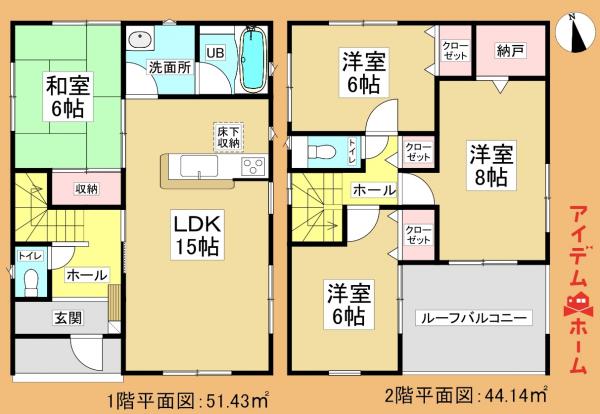 新築一戸建て 浜松市南区新貝町 JR東海道本線(熱海〜米原)浜松駅 2390万円