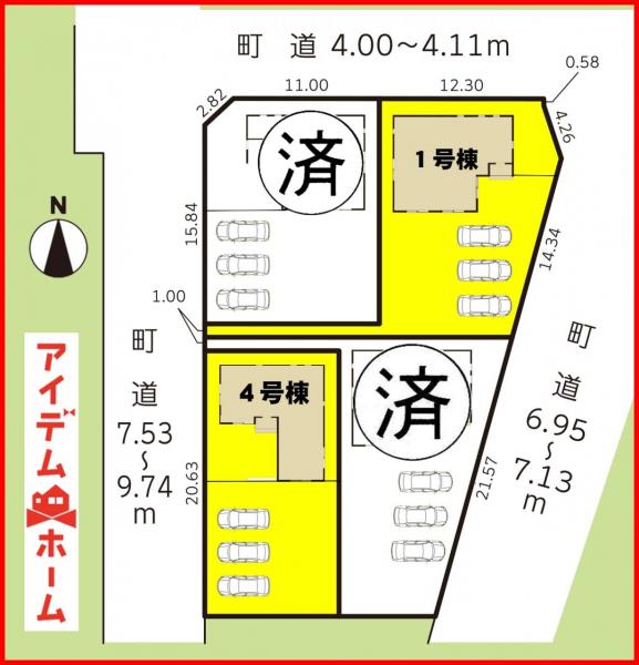 新築一戸建て 羽島郡笠松町米野 名鉄各務原線新那加駅 2390万円