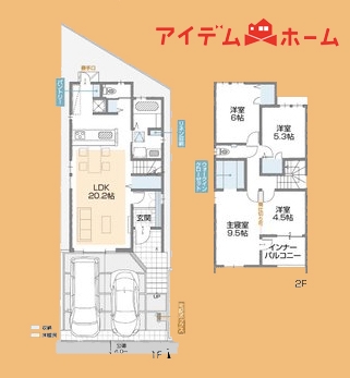新築一戸建て 豊橋市東小鷹野1丁目 豊橋鉄道東田本線赤岩口駅 3390万円