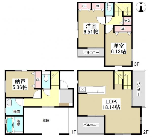 新築一戸建て 名古屋市瑞穂区河岸町4丁目7番 名古屋市名城線妙音通駅 3580万円