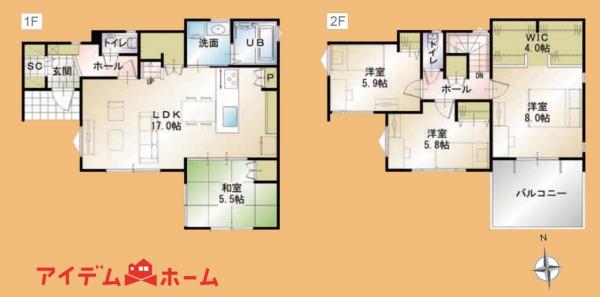 新築一戸建て 浜松市浜北区寺島 遠州鉄道遠州小松駅 2980万円