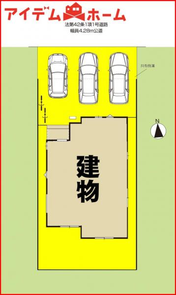 新築一戸建て 一宮市今伊勢町宮後字西茶原18-6 名鉄名古屋本線石刀駅 2,830万円