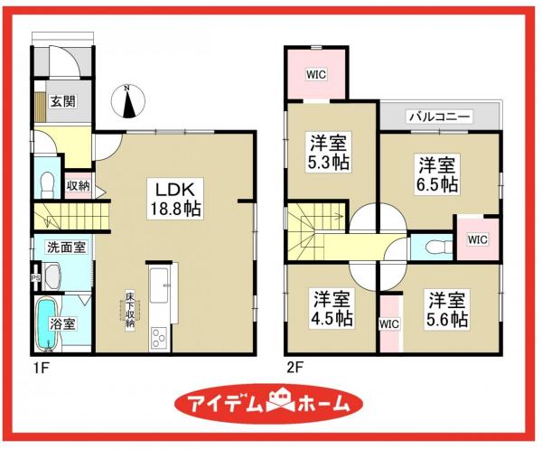 新築一戸建て 海部郡蟹江町桜３丁目503 関西本線蟹江駅 2,799万円