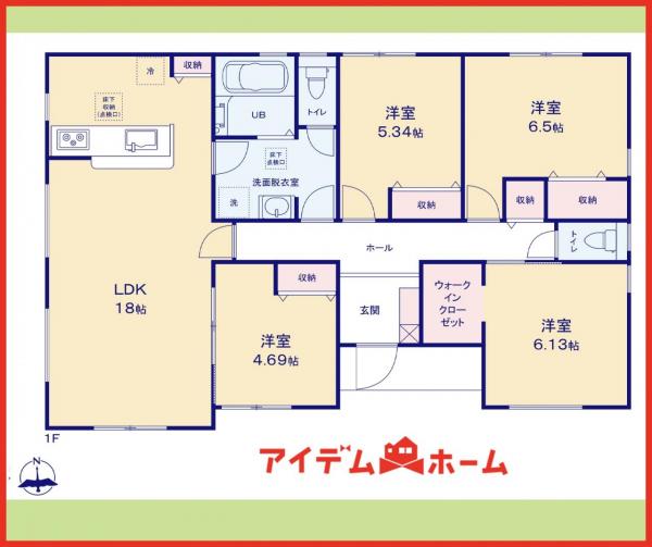 新築一戸建て 岐阜市茶屋新田2丁目74 JR東海道本線(熱海〜米原)岐阜駅 2,480万円