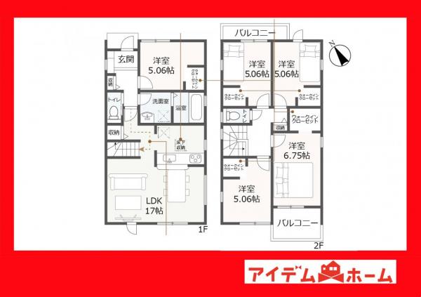 新築一戸建て 豊川市大堀町 名鉄豊川線稲荷口駅 3,080万円