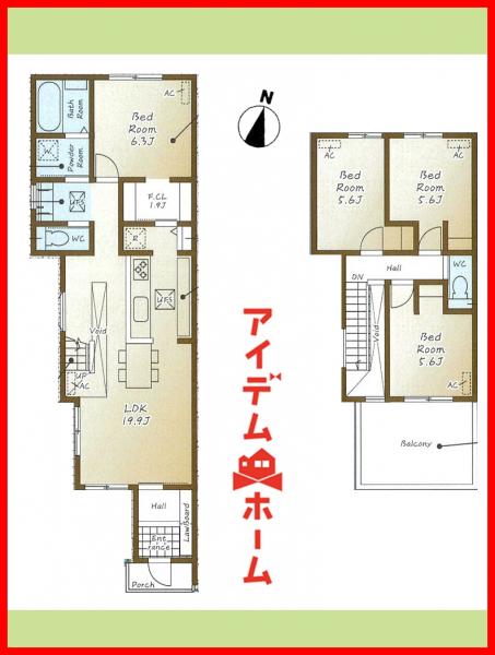 新築一戸建て 名古屋市西区上堀越町１丁目52-1 名古屋市鶴舞線庄内通駅 5,580万円