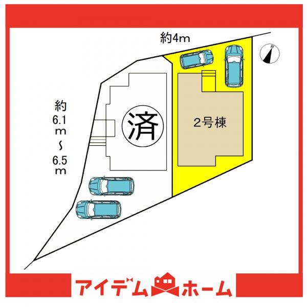 新築一戸建て 東海市加木屋町三ツ池12番128 名鉄河和線南加木屋駅 3,690万円