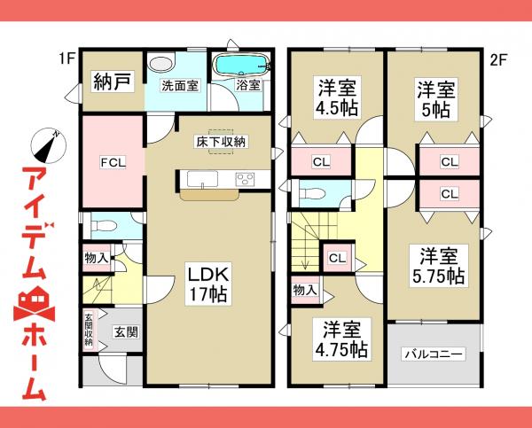 新築一戸建て 犬山市大字犬山字北笠屋28-2 名鉄犬山線犬山口駅 2,590万円