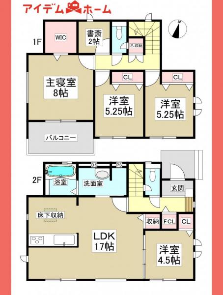新築一戸建て 犬山市大字羽黒字二日町44-1 名鉄小牧線羽黒駅 3,099.5万円