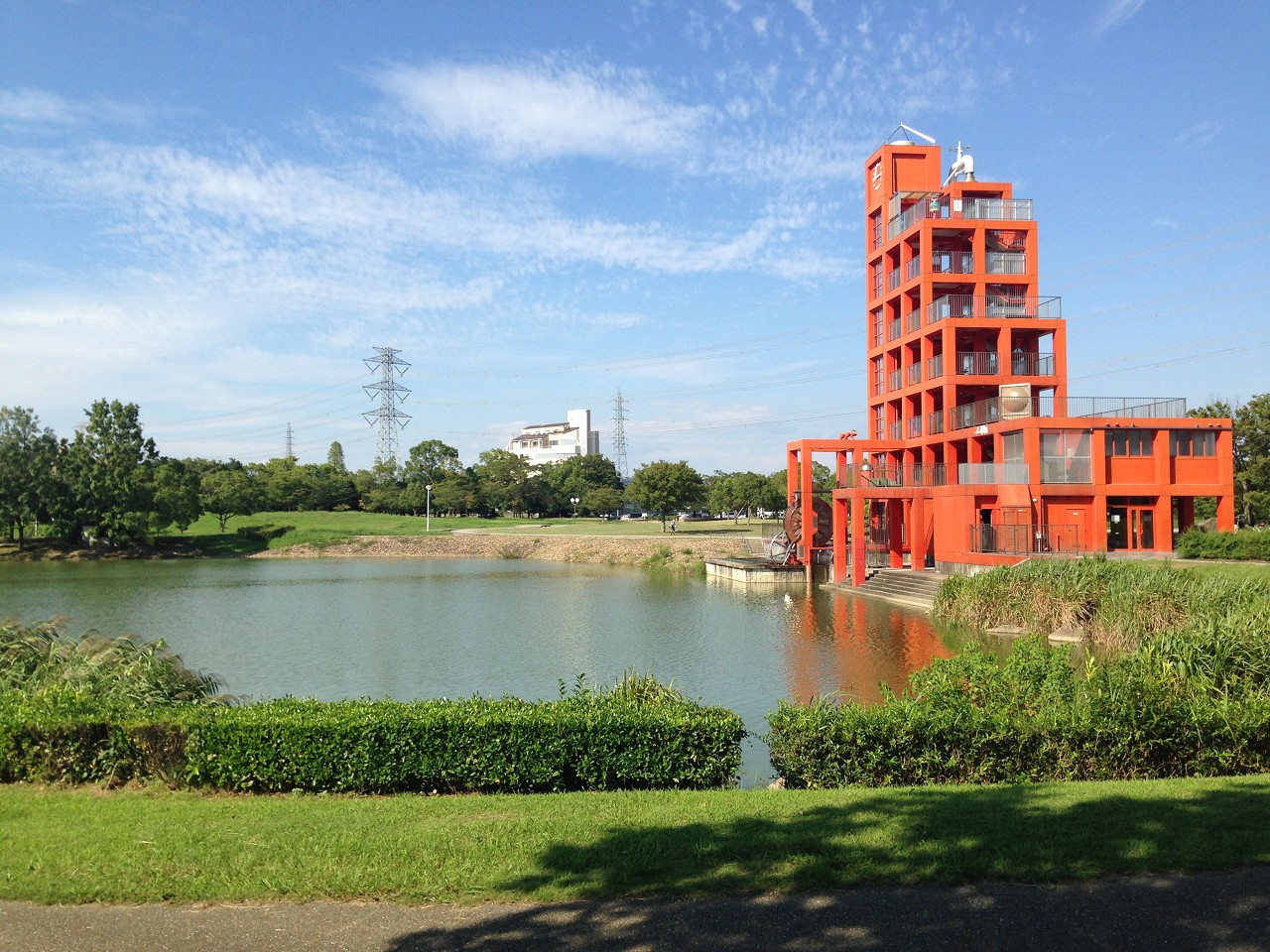 落合公園 管理棟