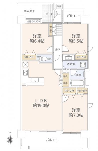 中古マンション 名古屋市名東区一社4丁目177 名古屋市東山線一社駅 4,699万円