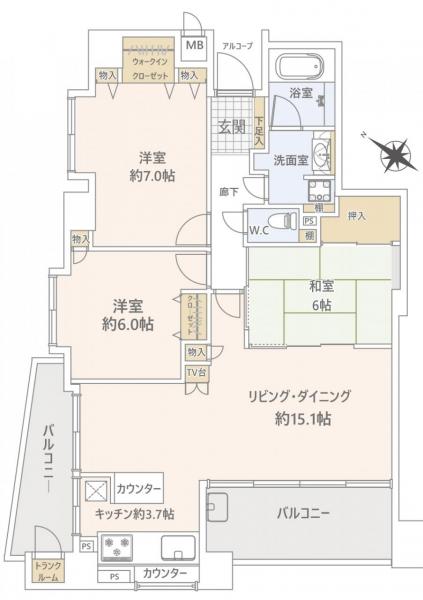 中古マンション 名古屋市名東区社が丘3丁目1701番地 名古屋市東山線本郷駅 3,080万円