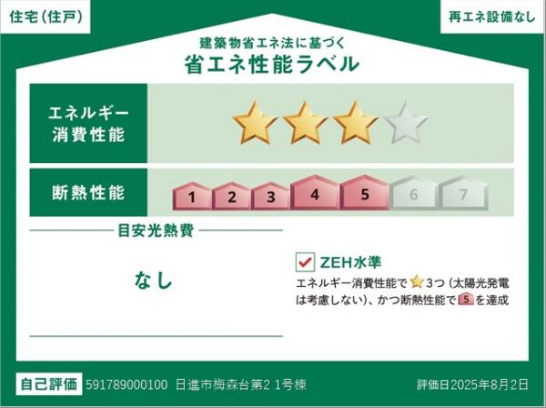 新築一戸建て 日進市梅森台１丁目171番173番2 名古屋市鶴舞線平針駅 4,590万円