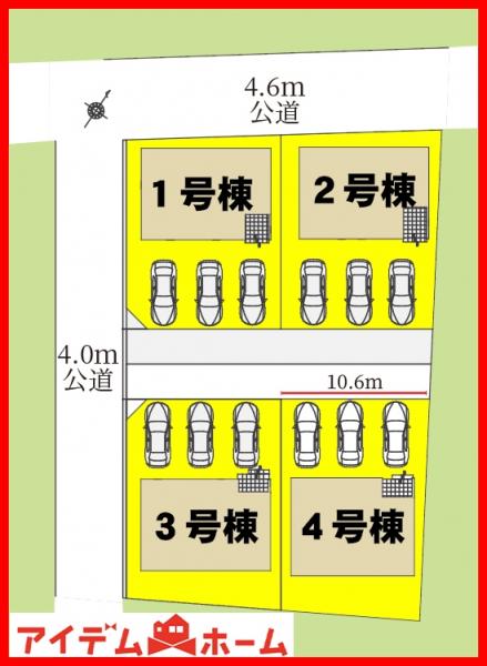 新築一戸建て 羽島市福寿町本郷字宮越508-5 名鉄竹鼻・羽島線新羽島駅 1,999万円