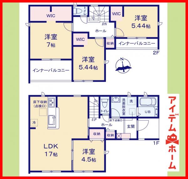 新築一戸建て 各務原市那加柄山町86 名鉄各務原線新加納駅 2,580万円